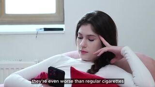 Teen Girl Was Fucked By Stepfather With Big Dick For Smoking E-cigarette(2160p)