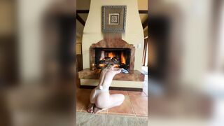 Grace Charis Striptease Fireplace Naked OnlyFans Video - PornhubApp.com