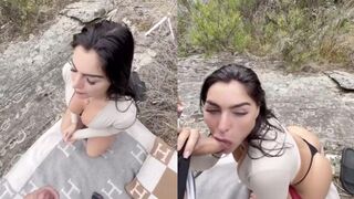 Emily Rinaudo Outdoor Point of View Blowjob OnlyFans Video Leaked - PornhubApp.com