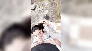 Emily Rinaudo Outdoor Point of View Blowjob OnlyFans Video Leaked - PornhubApp.com